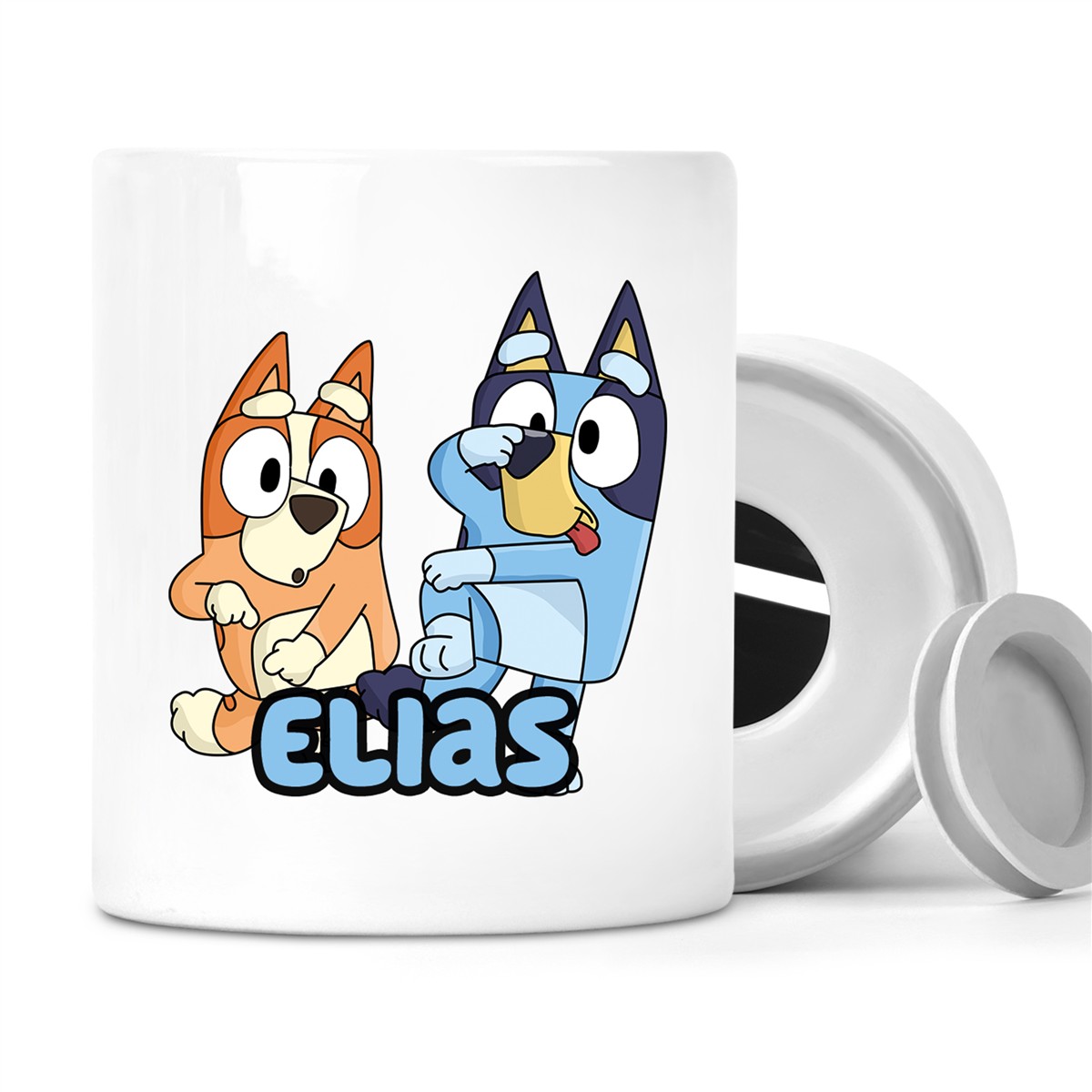 Spardose mit Wunschname Bluey #3 personalisiert