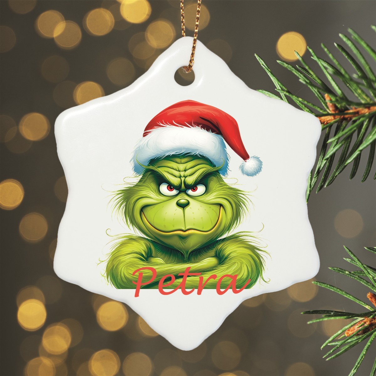 Christbaumanhänger Weihnachten Grinch #2 Ornament Christbaumschmuck versch. Formen