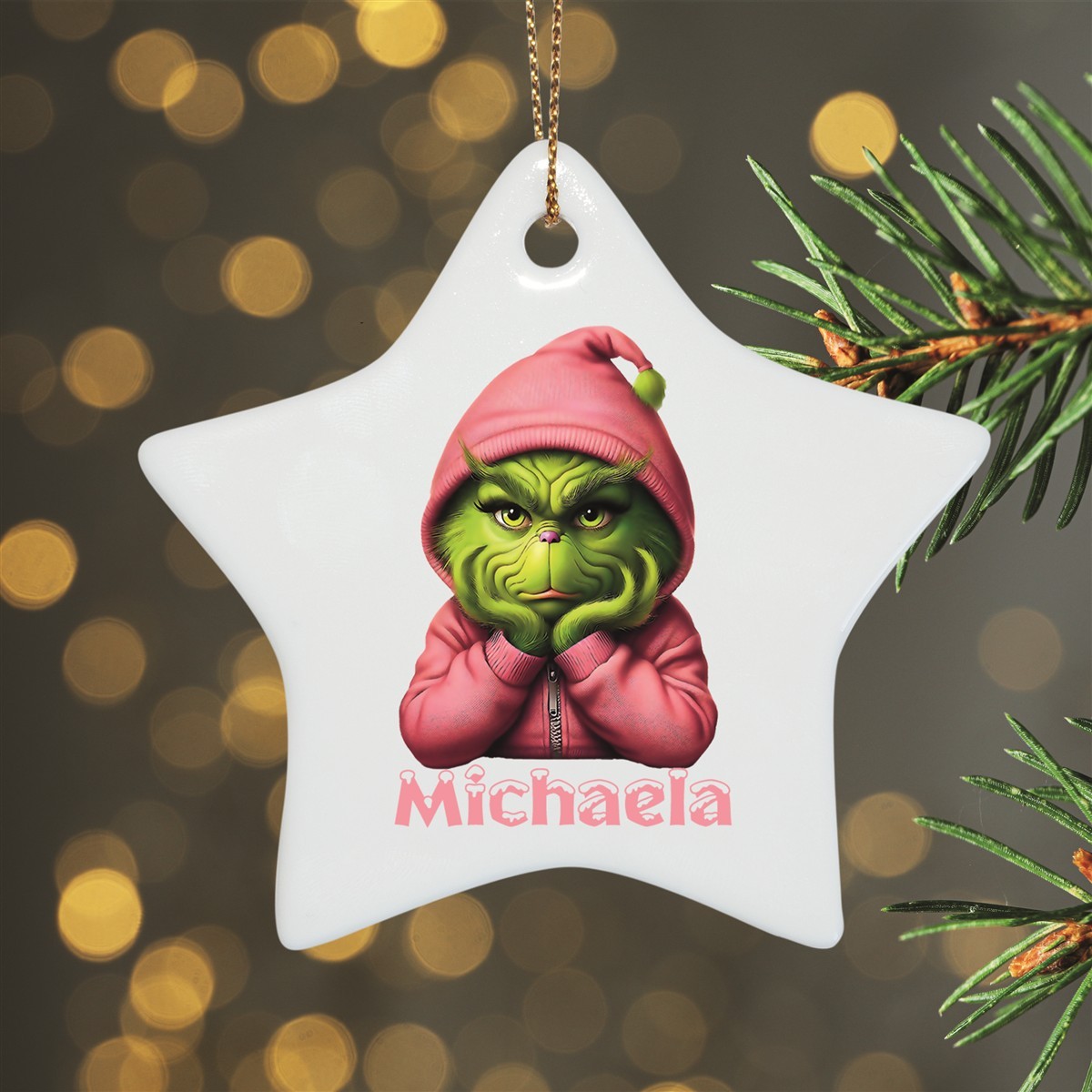 Christbaumanhänger Weihnachten Grinch #10 Ornament Christbaumschmuck versch. Formen
