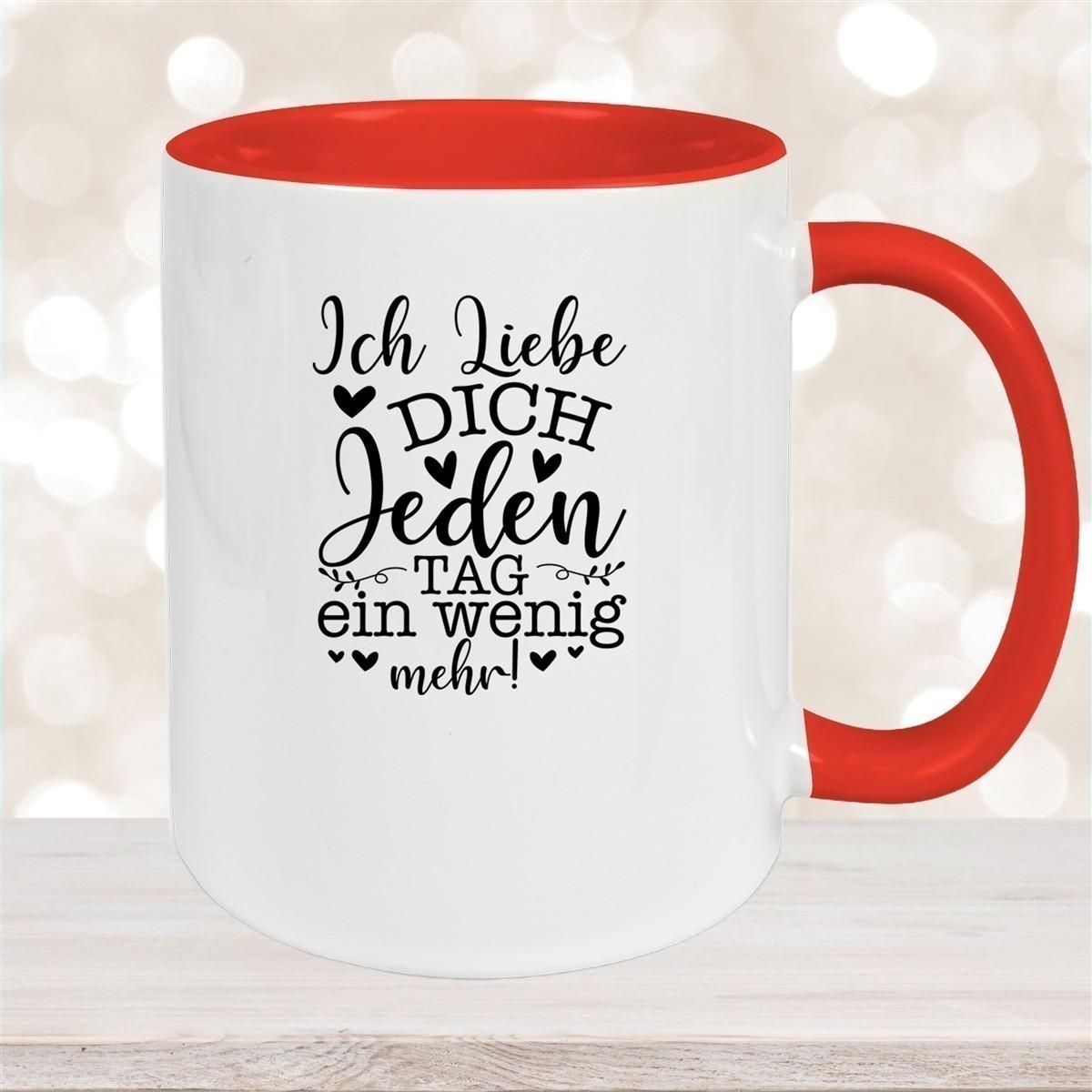 Tasse Spruch Valentinstag 17 Keramik versch. Farben