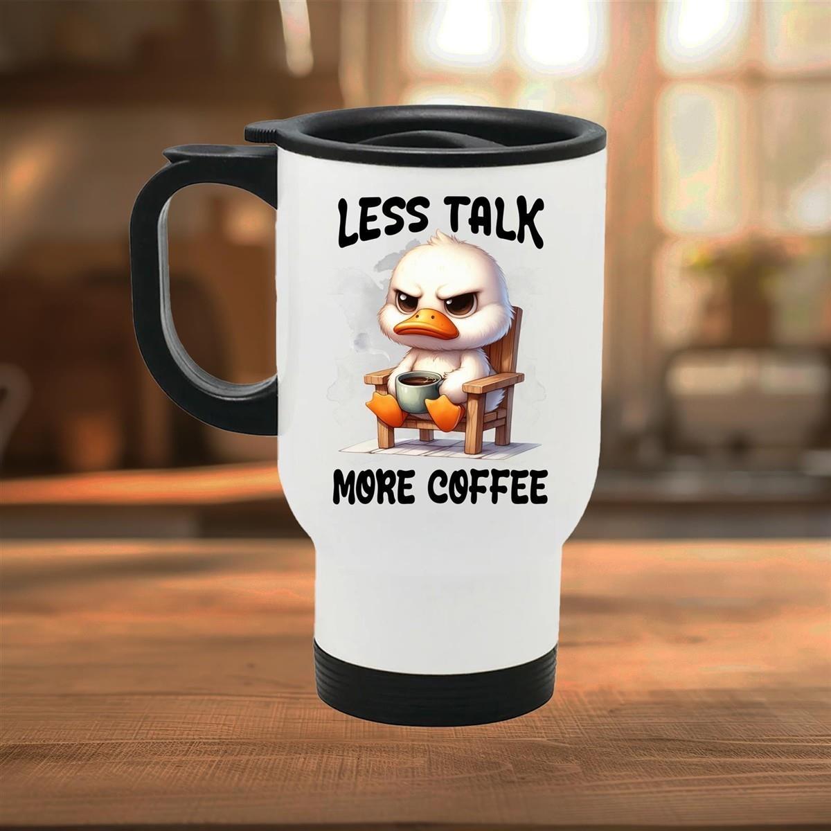 Edelstahl-Thermobecher mit Deckel Moore-Coffee 4 weiß