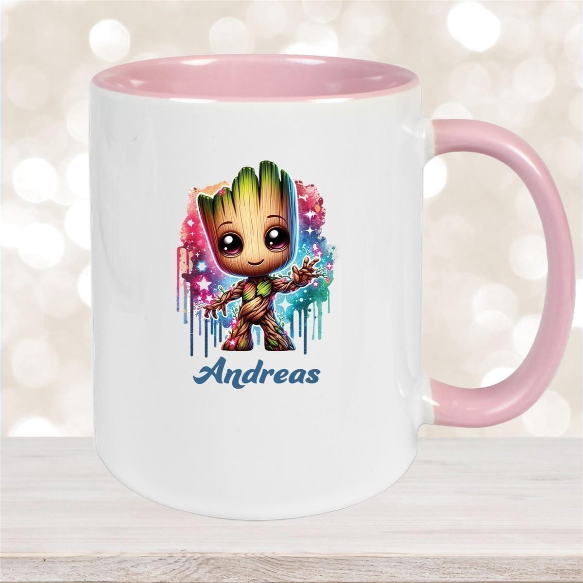 Tasse Baby-Groot 2 Wunschname Keramik Kinderbecher personalisiert versch. Farben