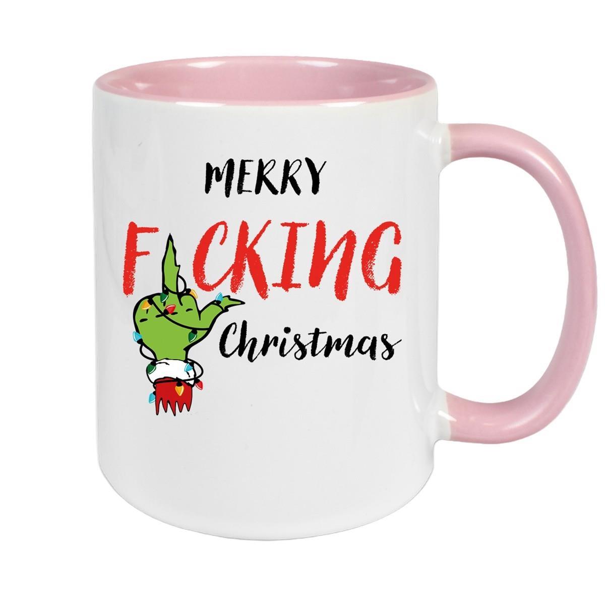 Tasse Wunschname Weihnachten Grinch 7 Keramik Kinderbecher versch. Farben