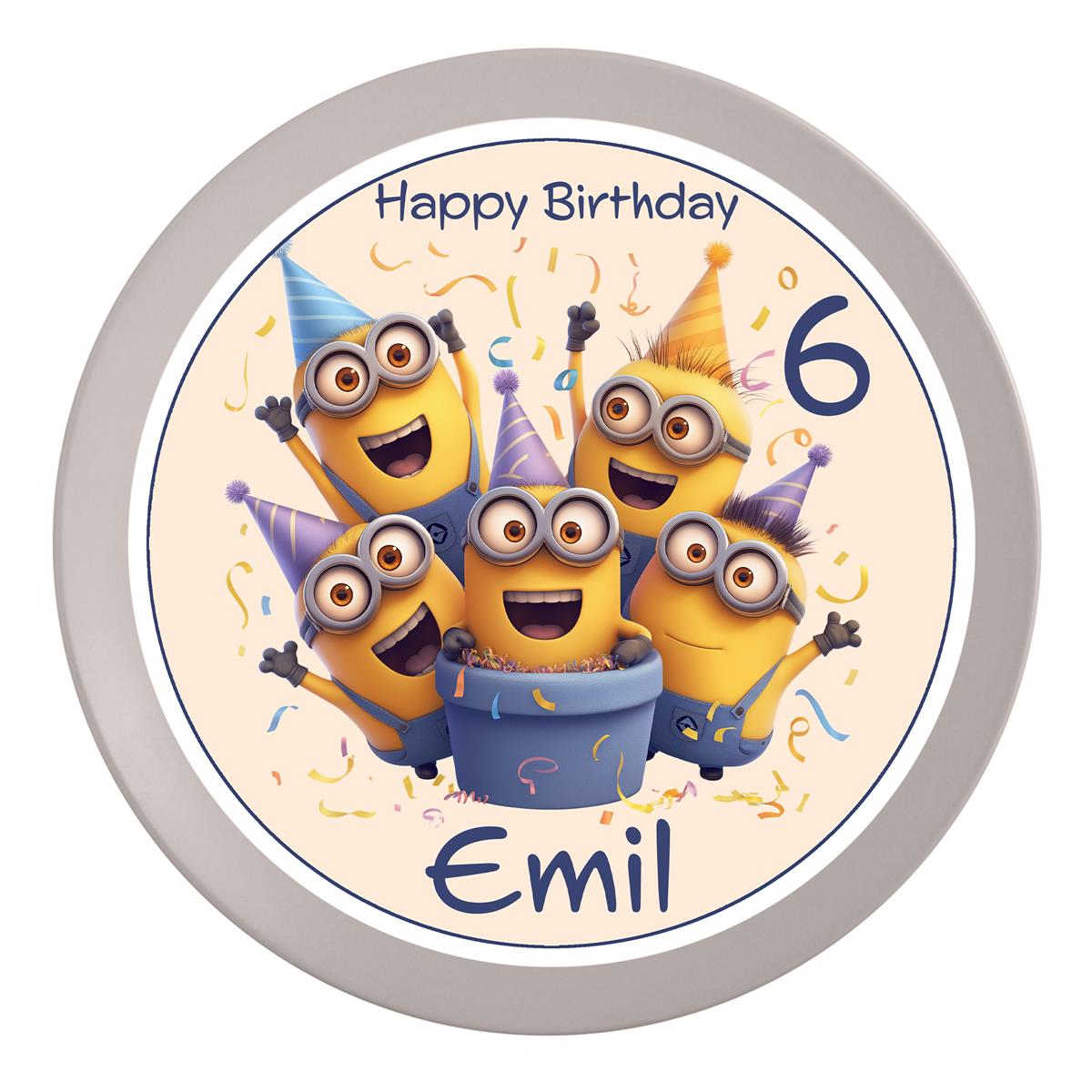 Tortenaufleger Geburtstag Minions #7 – Magische Kuchendekoration für Kindergeburtstage