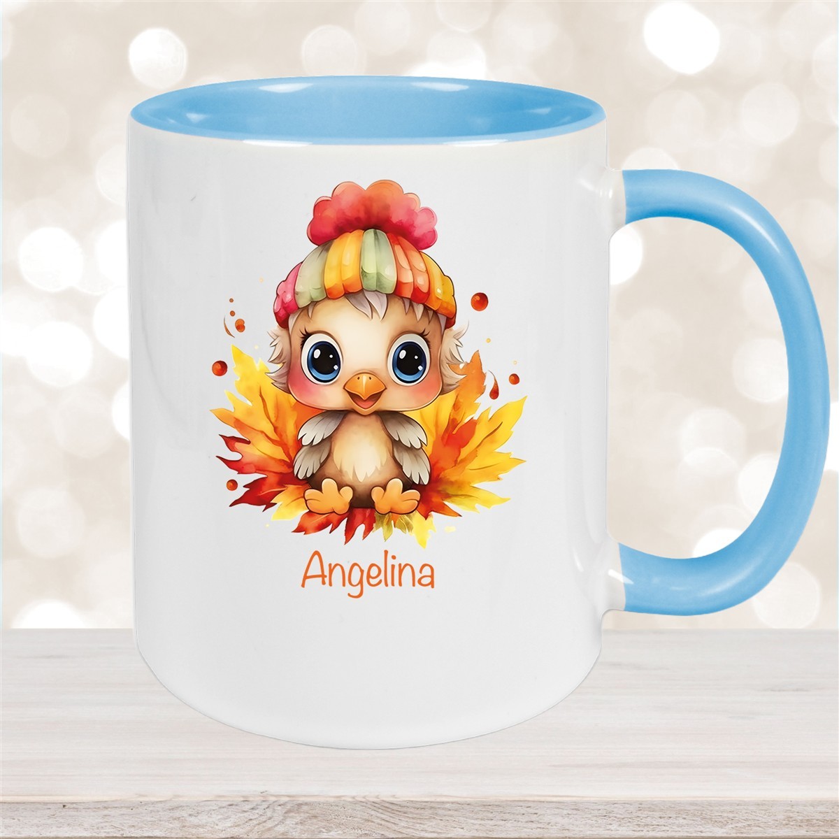 Tasse Wunschname Küken #1 Keramik Kinderbecher personalisiert versch. Farben