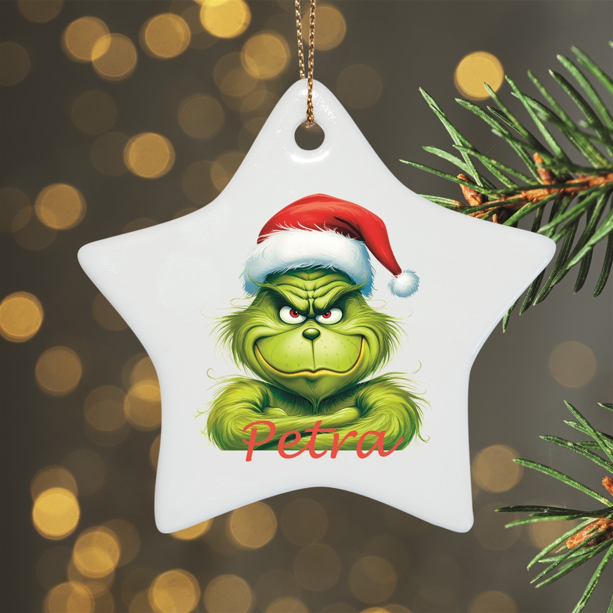 Christbaumanhänger Weihnachten Grinch #2 Ornament Christbaumschmuck versch. Formen