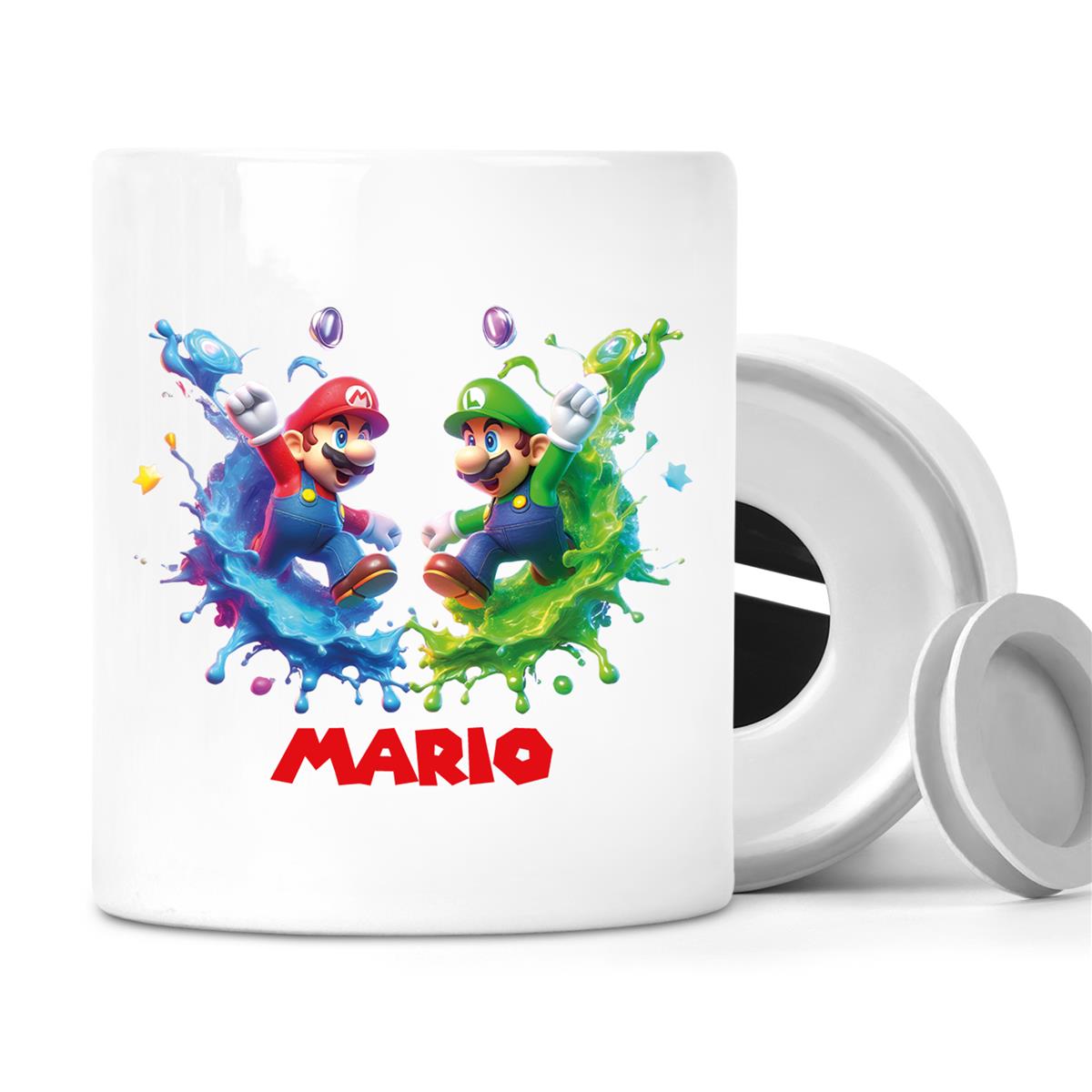 Spardose Super Mario 7 Wunschname personalisiert