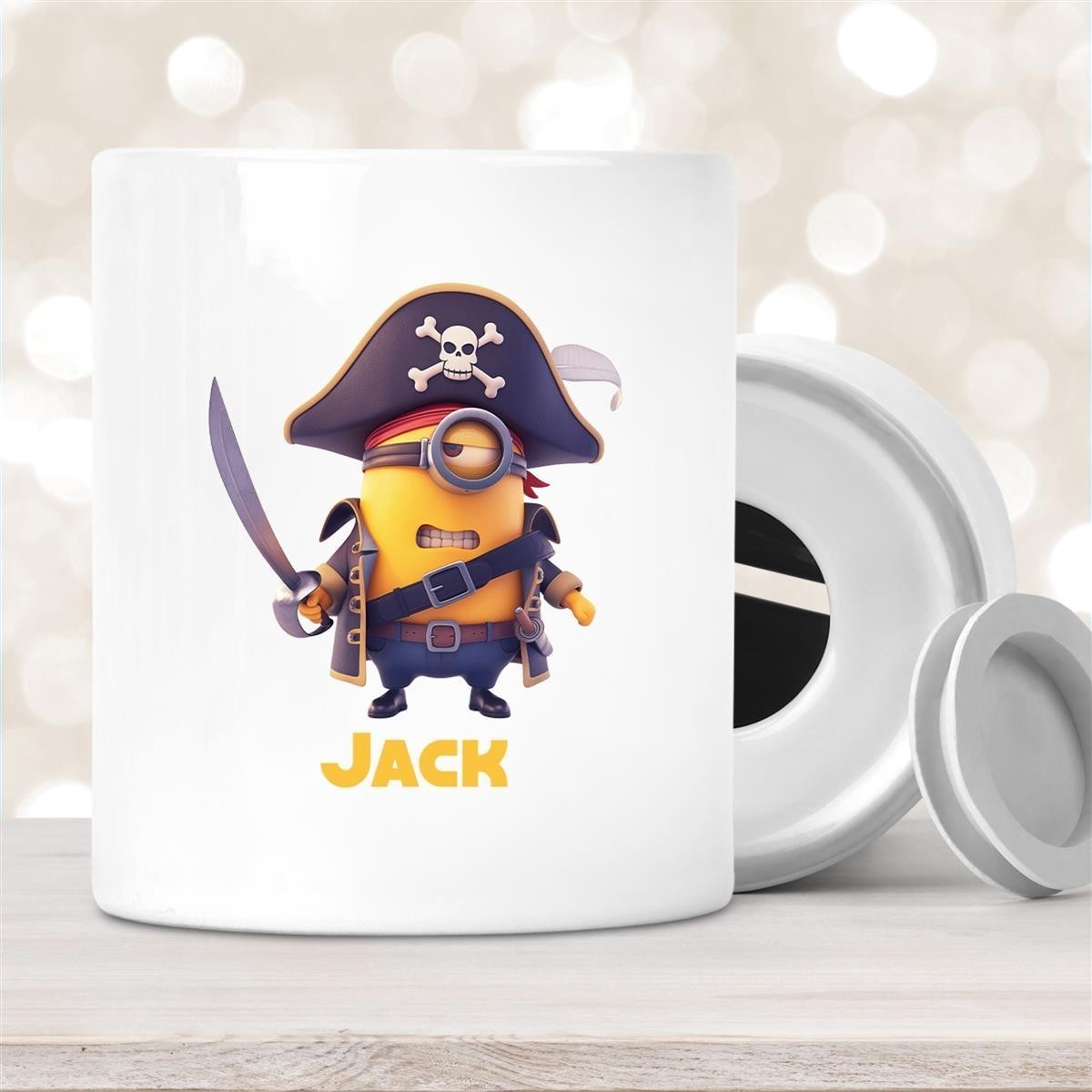 Spardose Minions Kinder Minion #1 Pirat Wunschname personalisiert Spardose Minions Kinder Minion #1 Pirat Wunschname personalisiert