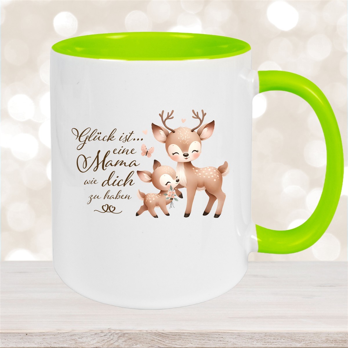 Tasse Muttertag #7 Keramik Grün