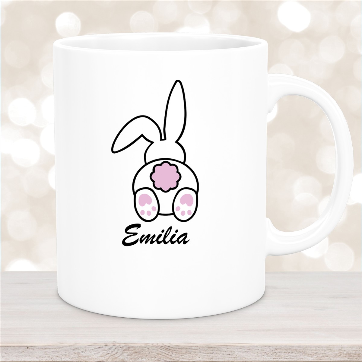 Tasse Ostern - Hase #3 Wunschnamen Keramik personalisiert versch. Farben