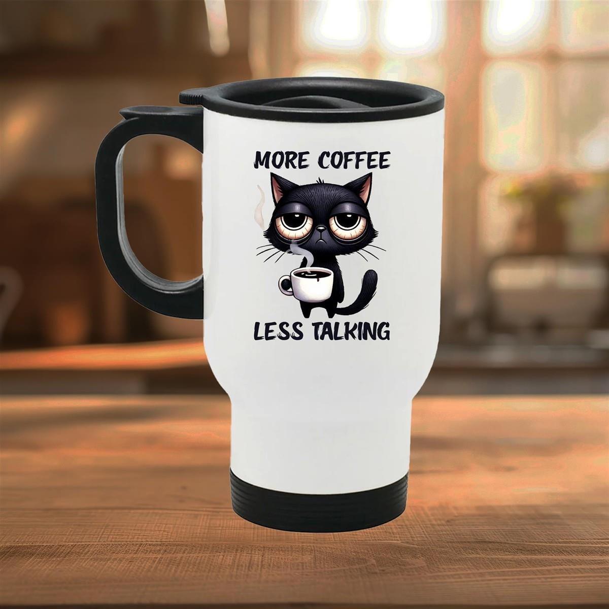 Edelstahl-Thermobecher mit Deckel Moore-Coffee 1 weiß