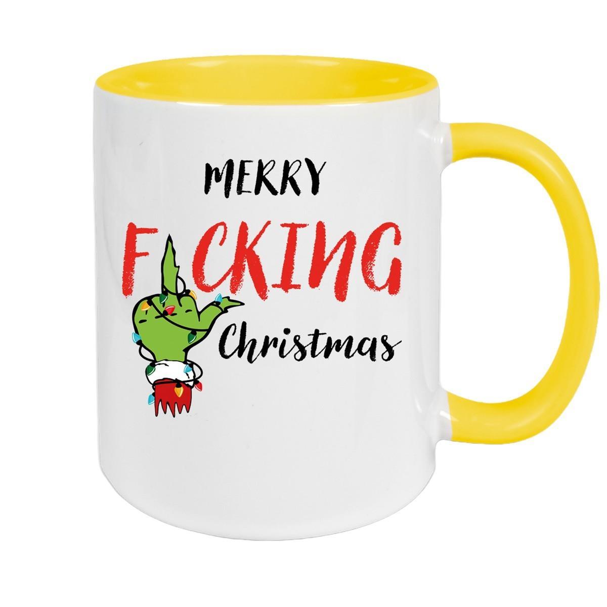 Tasse Wunschname Weihnachten Grinch 7 Keramik Kinderbecher versch. Farben