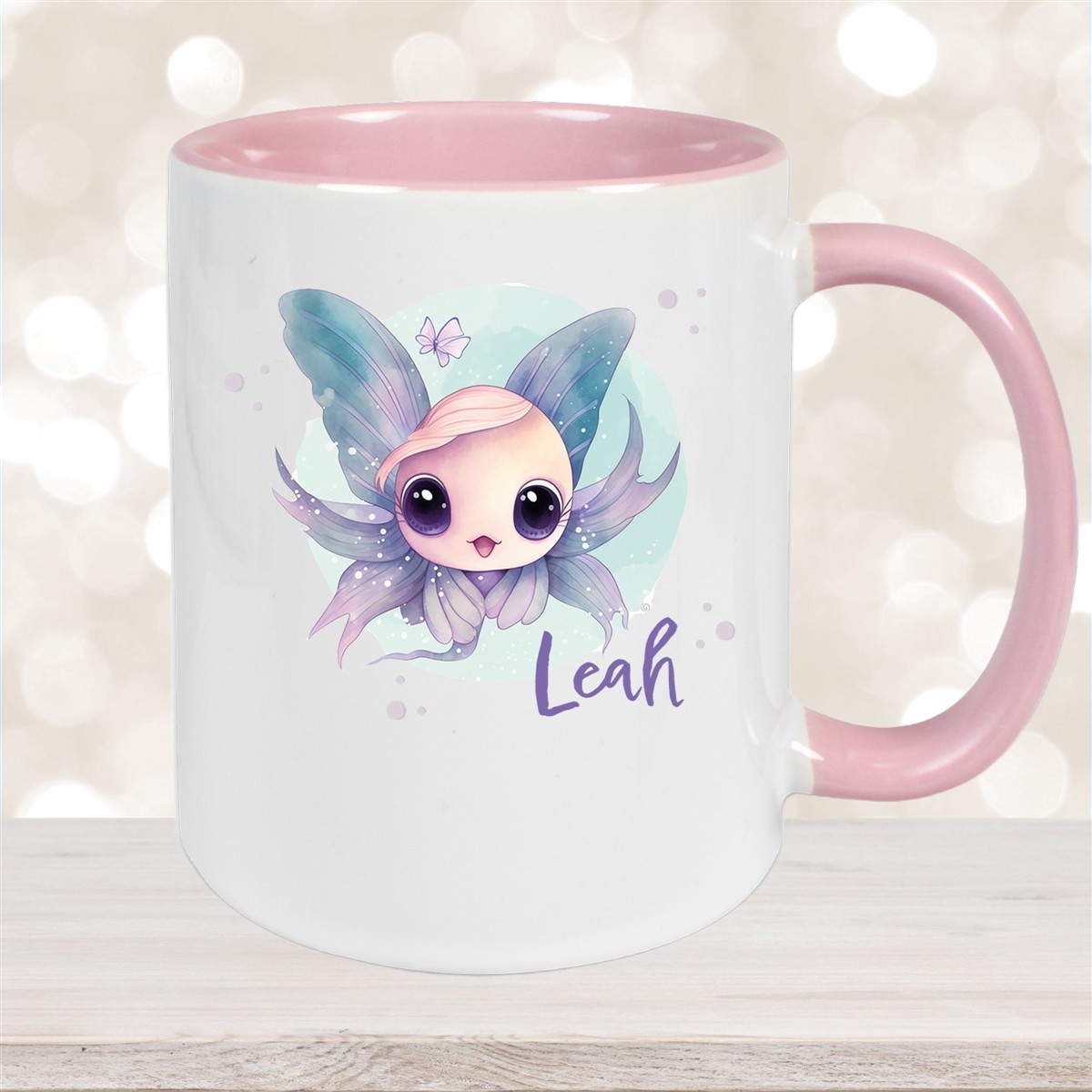Tasse Wunschname Meerestiere-Fisch #1 Keramik Kinderbecher versch. Farben