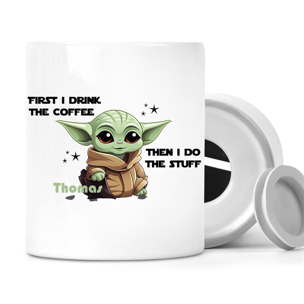 Spardose Baby-Yoda 2 Wunschname personalisiert