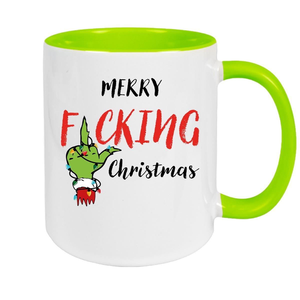 Tasse Wunschname Weihnachten Grinch 7 Keramik Kinderbecher versch. Farben