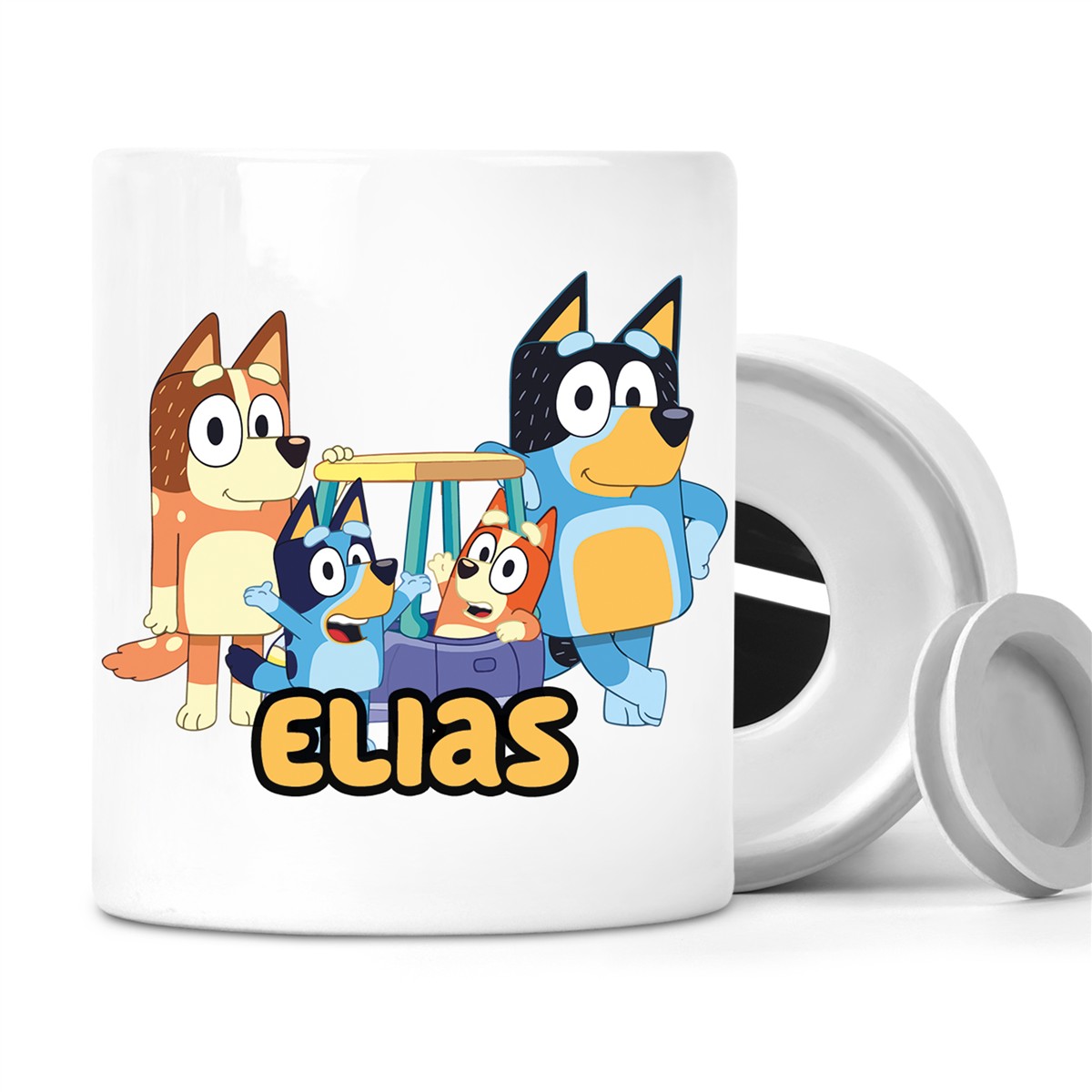 Spardose mit Wunschname Bluey #2 personalisiert