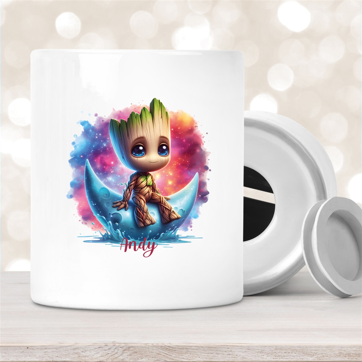Spardose Groot #7 Wunschname personalisiert