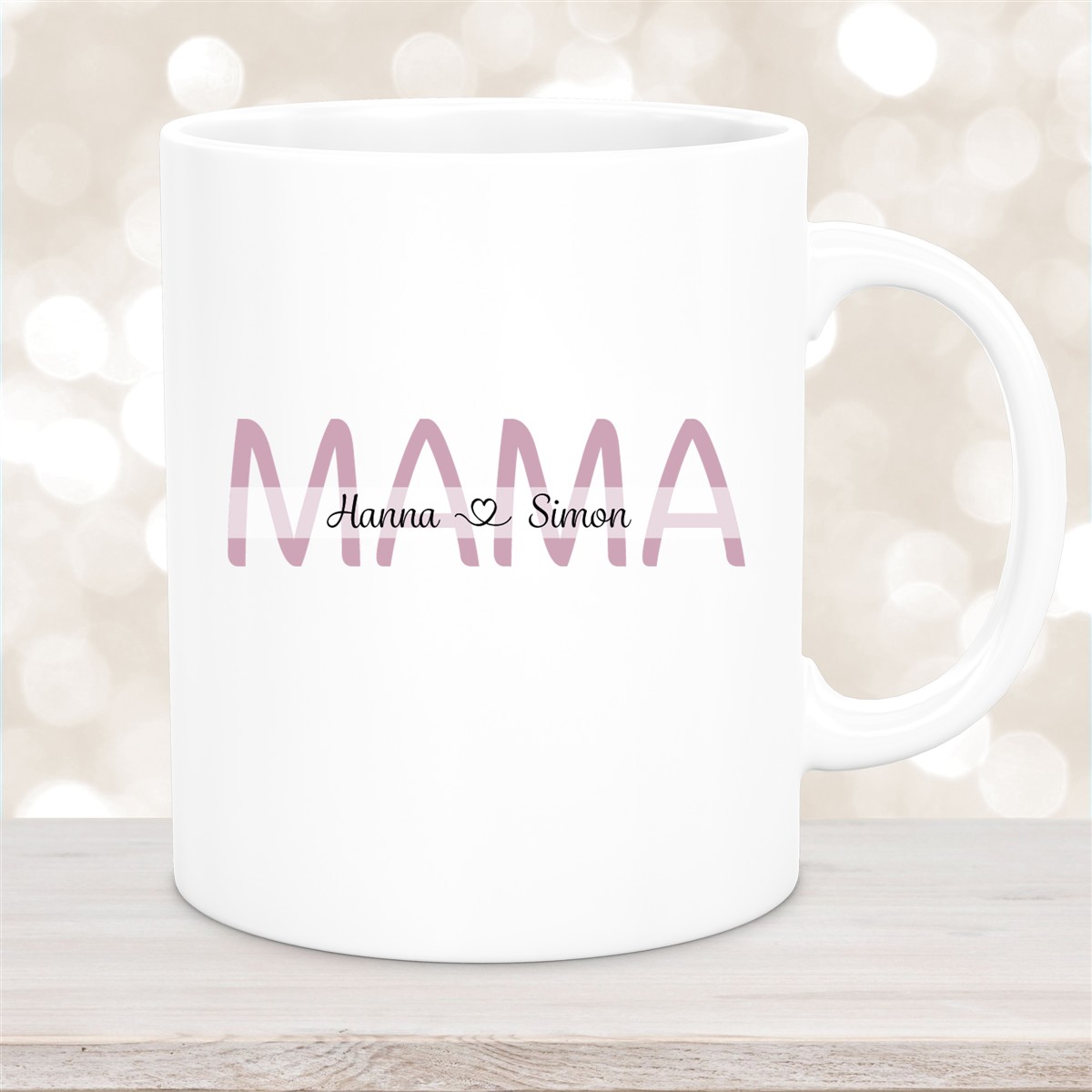 Tasse Muttertag #1 Wunschnamen Keramik Personalisiert versch. Farben
