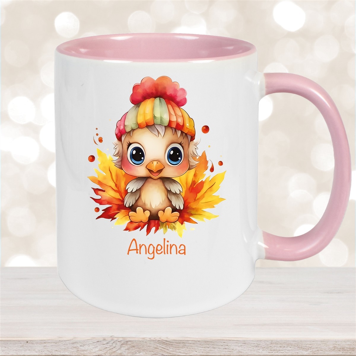 Tasse Wunschname Küken #1 Keramik Kinderbecher personalisiert versch. Farben