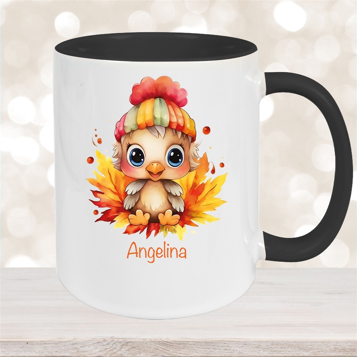Tasse Wunschname Küken #1 Keramik Kinderbecher personalisiert versch. Farben