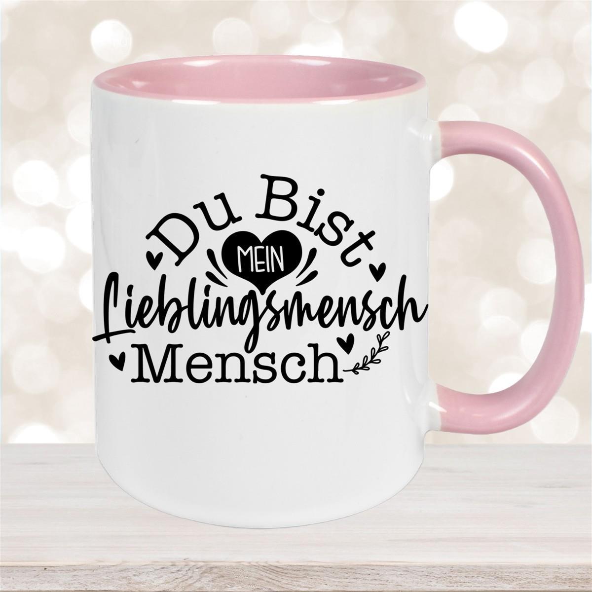 Tasse Spruch Valentinstag 14 Keramik versch. Farben