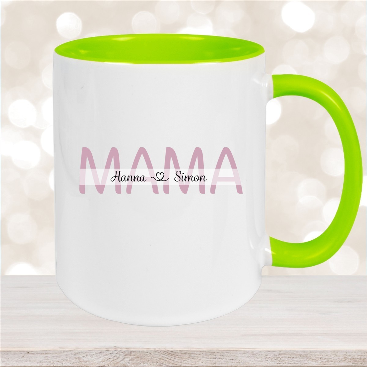 Tasse Muttertag #1 Wunschnamen Keramik Personalisiert versch. Farben
