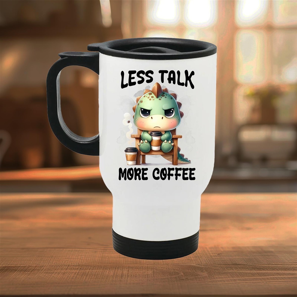 Edelstahl-Thermobecher mit Deckel Moore-Coffee #3 weiß