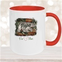 Tasse Vatertag #7 Papa "Bär" Wunschnamen Keramik Personalisiert versch. Farben