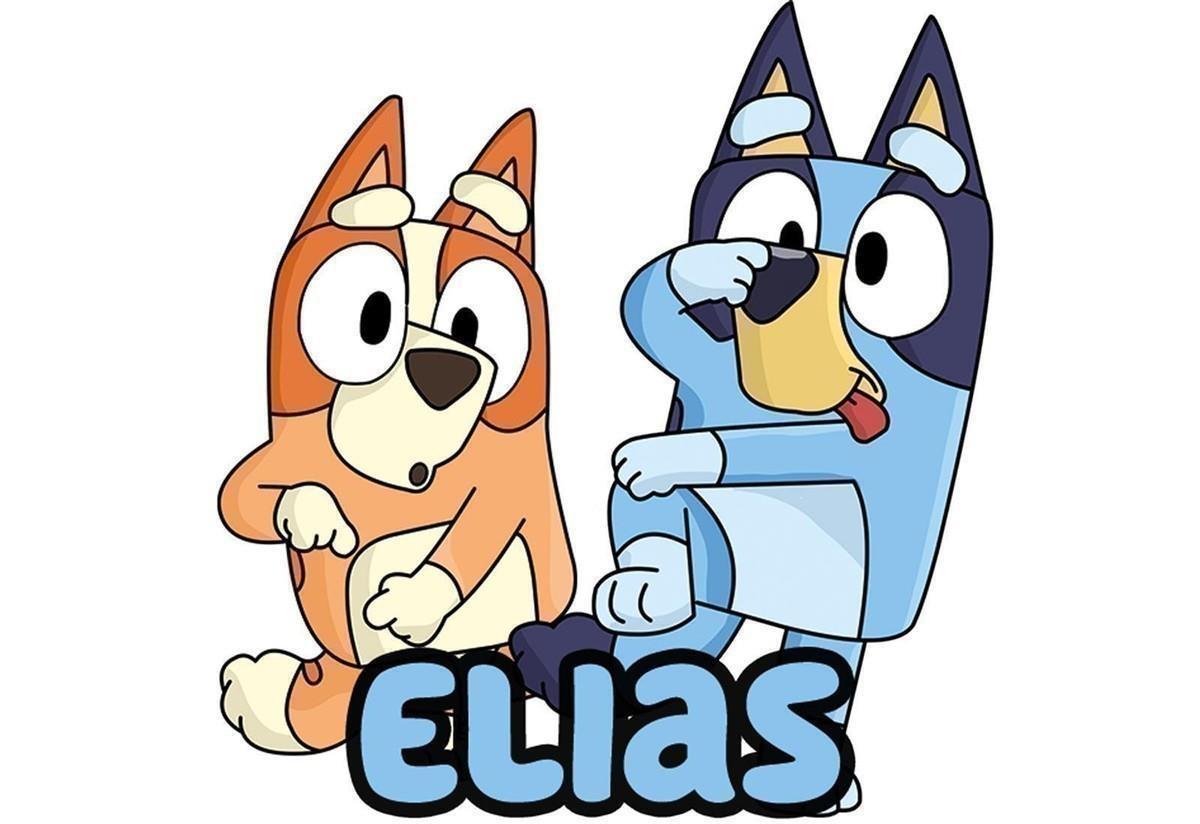 Tasse Bluey 3 Wunschname Emaille Kinderbecher personalisiert