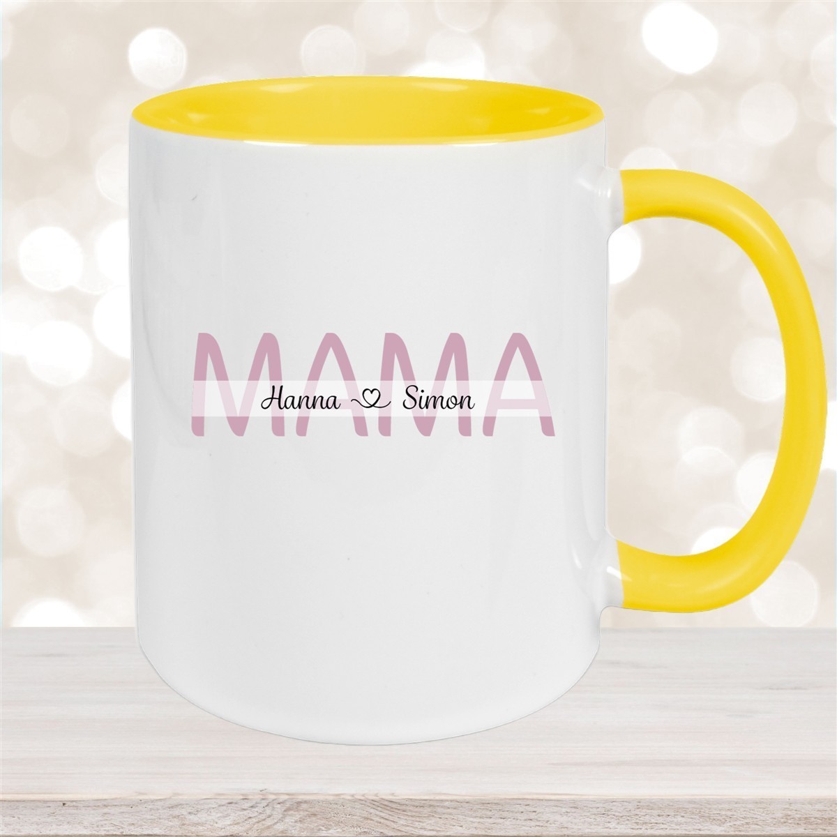 Tasse Muttertag #1 Wunschnamen Keramik Personalisiert versch. Farben