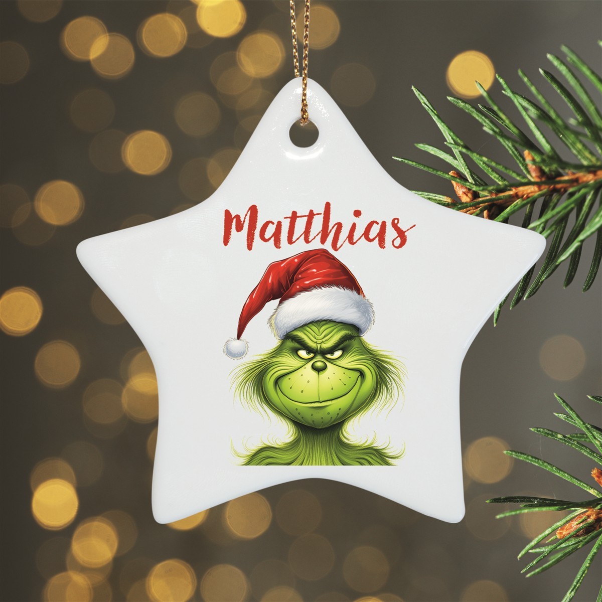 Christbaumanhänger Weihnachten Grinch #3 Ornament Christbaumschmuck versch. Formen