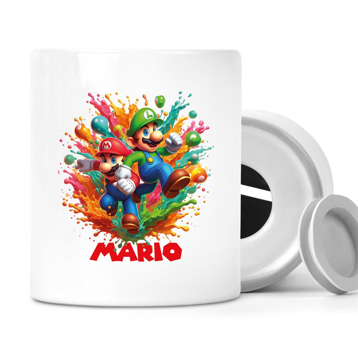 Spardose Super Mario 4 Wunschname personalisiert