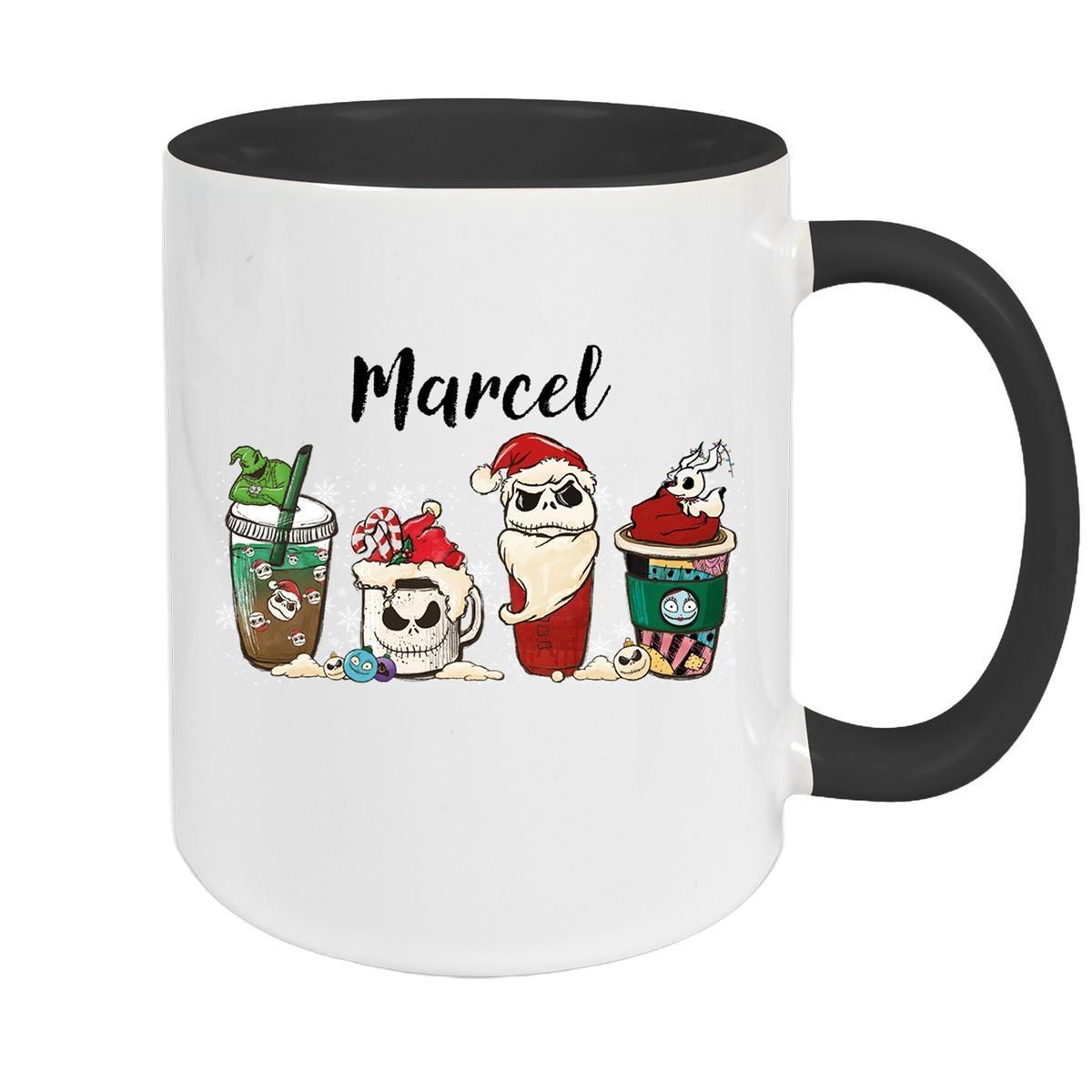 Tasse Wunschname Weihnachten Nightmare before Christmas 9 Keramik Becher versch. Farben