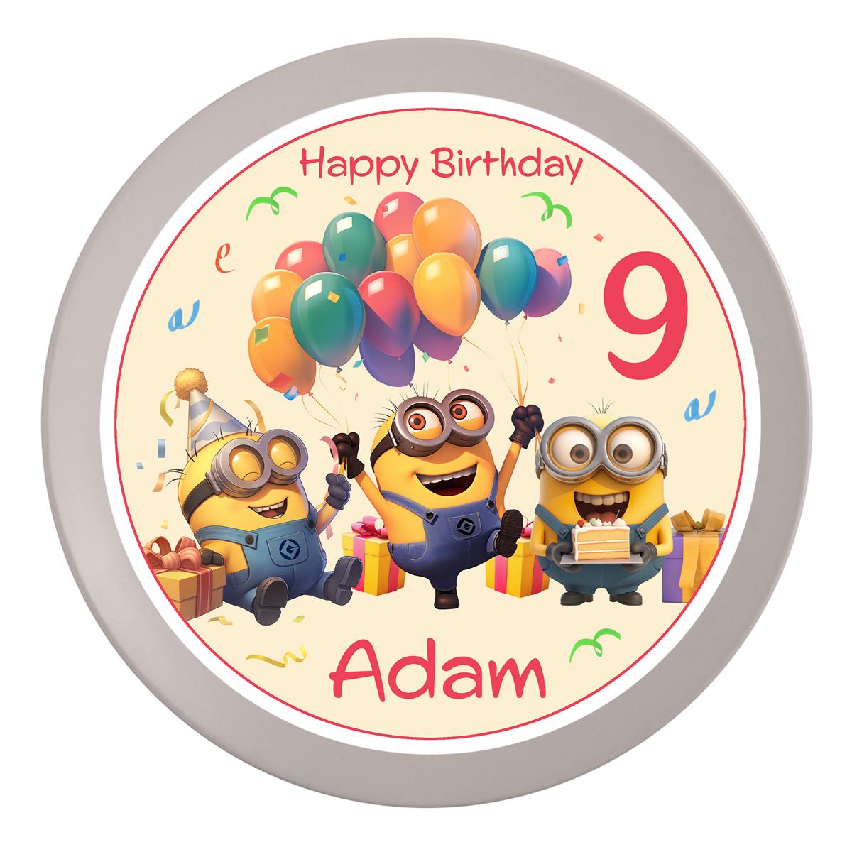 Tortenaufleger Geburtstag Minions #6 – Magische Kuchendekoration für Kindergeburtstage