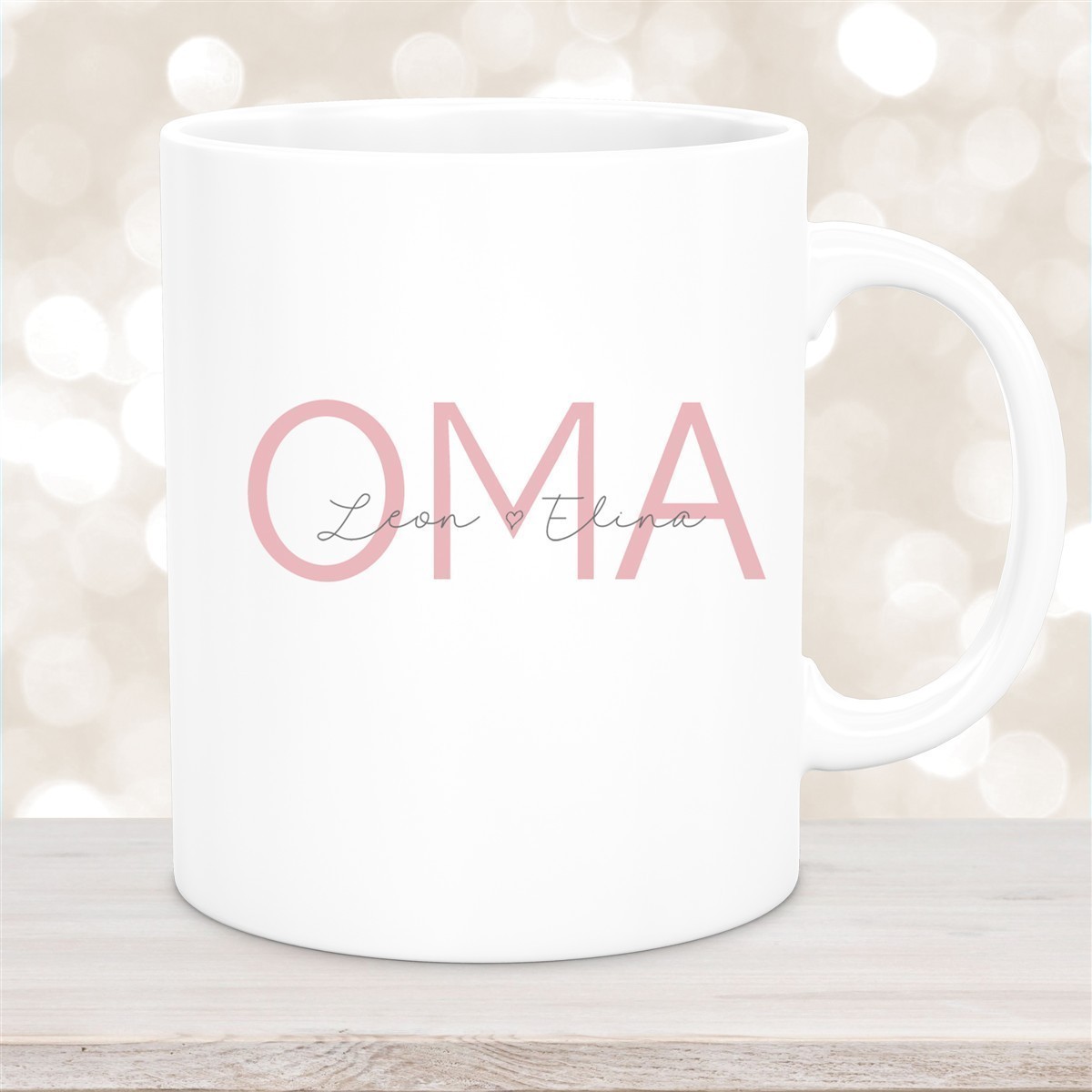 Tasse, Oma, Muttertag, Geburtstag #1 Wunschnamen Keramik Personalisiert Weiß Tasse, Oma, Muttertag, Geburtstag #1 Wunschnamen Keramik Personalisiert versch. Farben