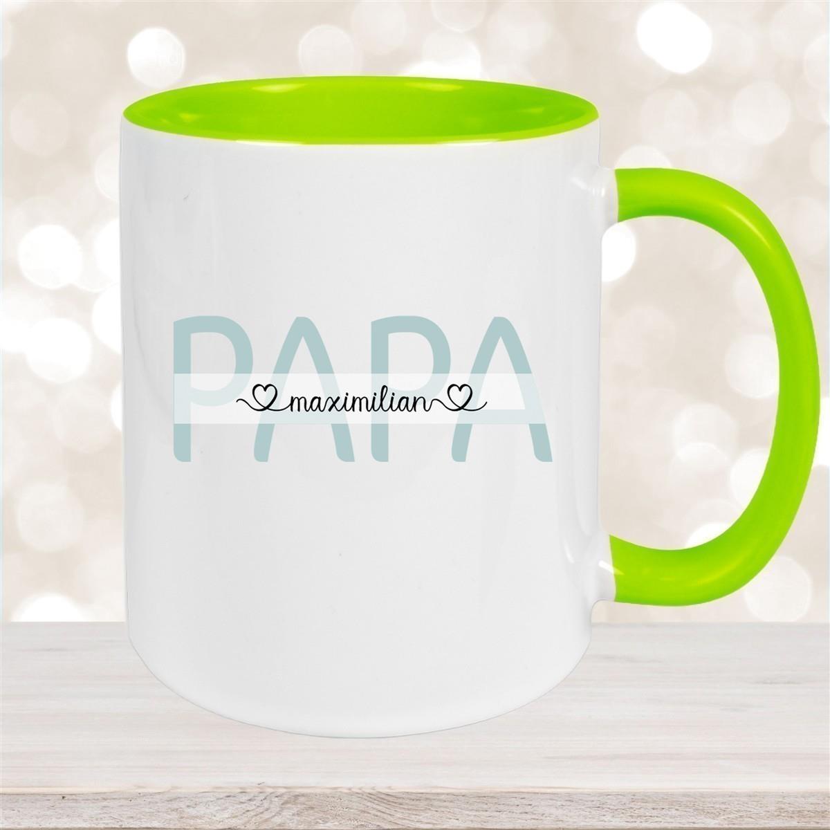Tasse Vatertag 1 Wunschnamen Keramik Personalisiert versch. Farben