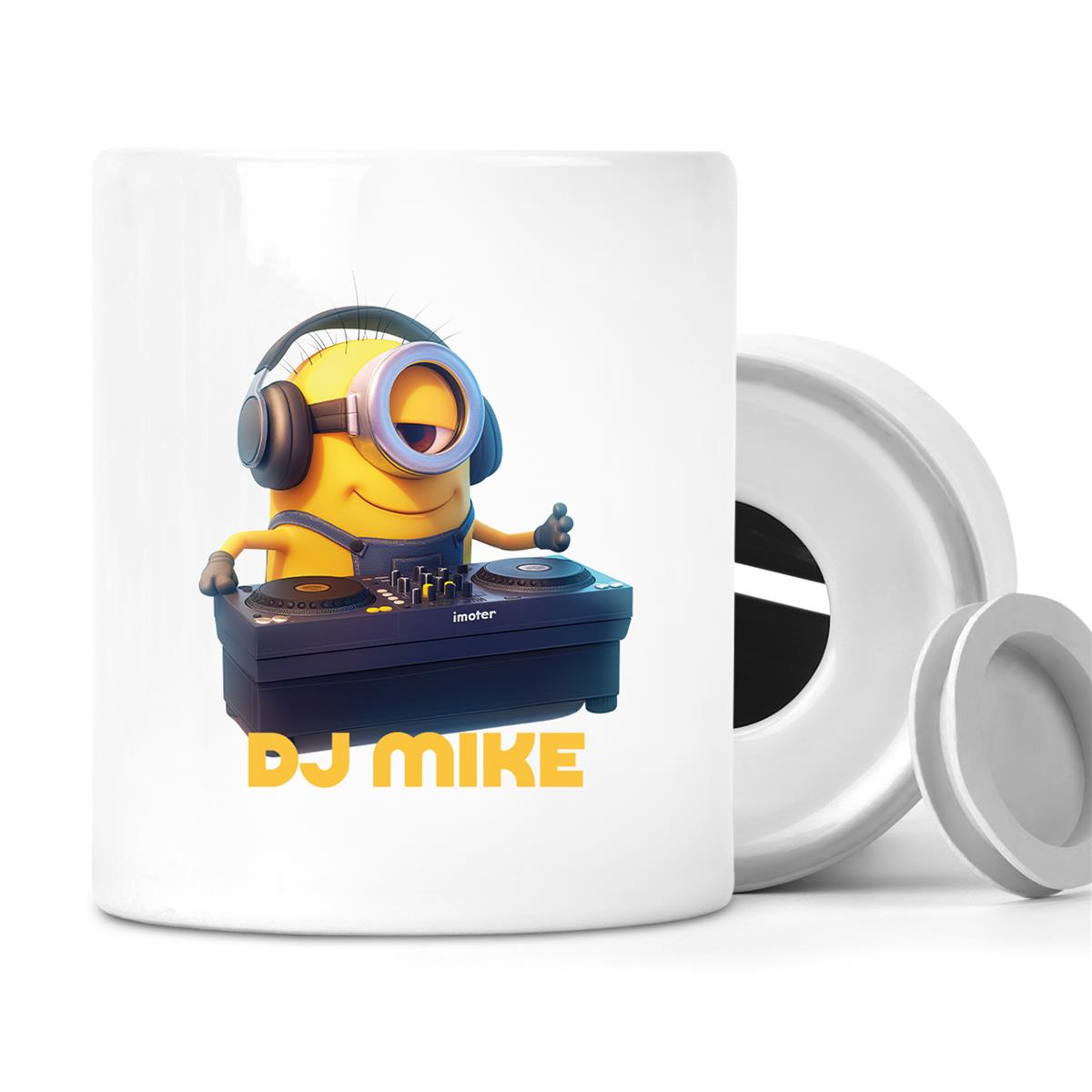 Spardose Minions Kinder Minion 9 DJ Wunschname personalisiert