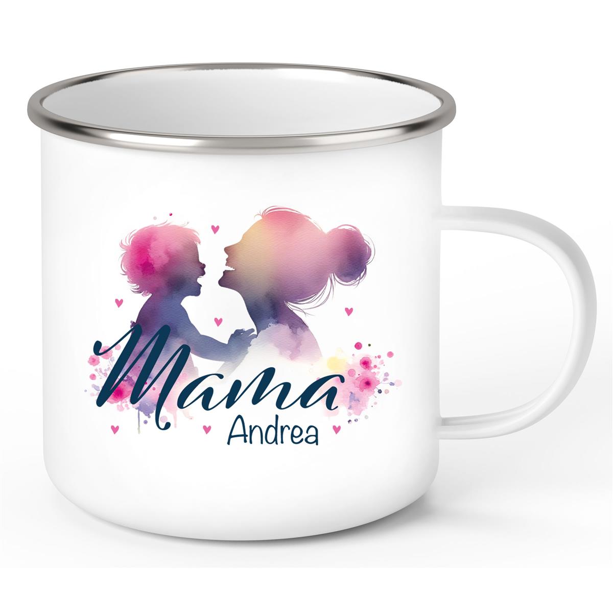 Tasse Muttertag 11 Wunschnamen Emaille Personalisiert