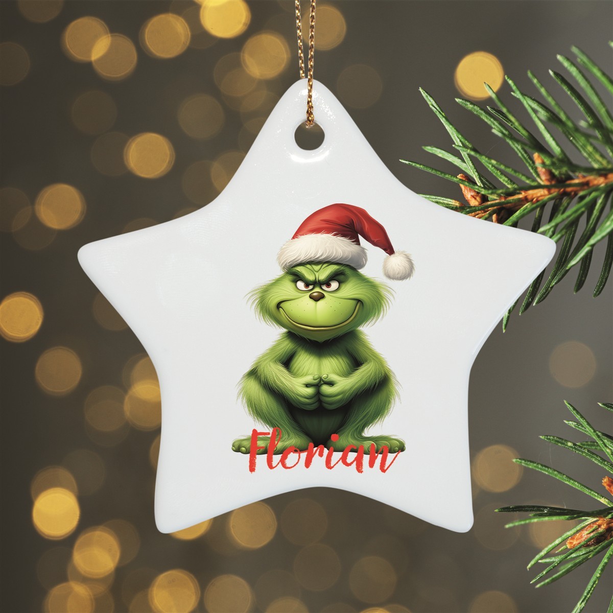 Christbaumanhänger Weihnachten Grinch #5 Ornament Christbaumschmuck versch. Formen