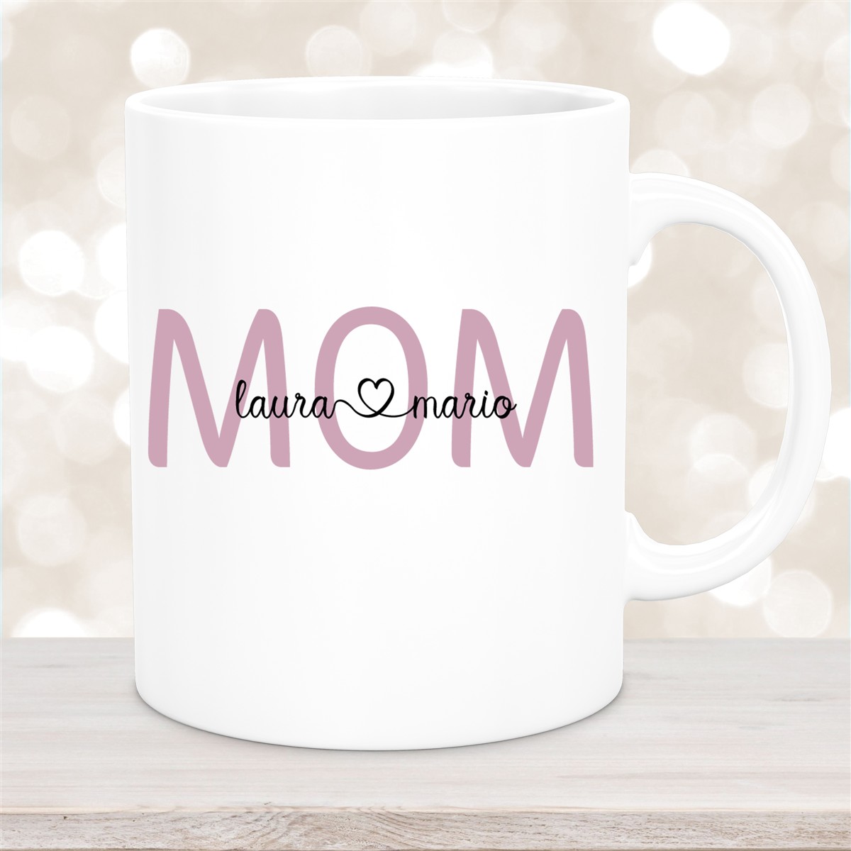 Tasse Muttertag #2 Wunschnamen Keramik Personalisiert versch. Farben