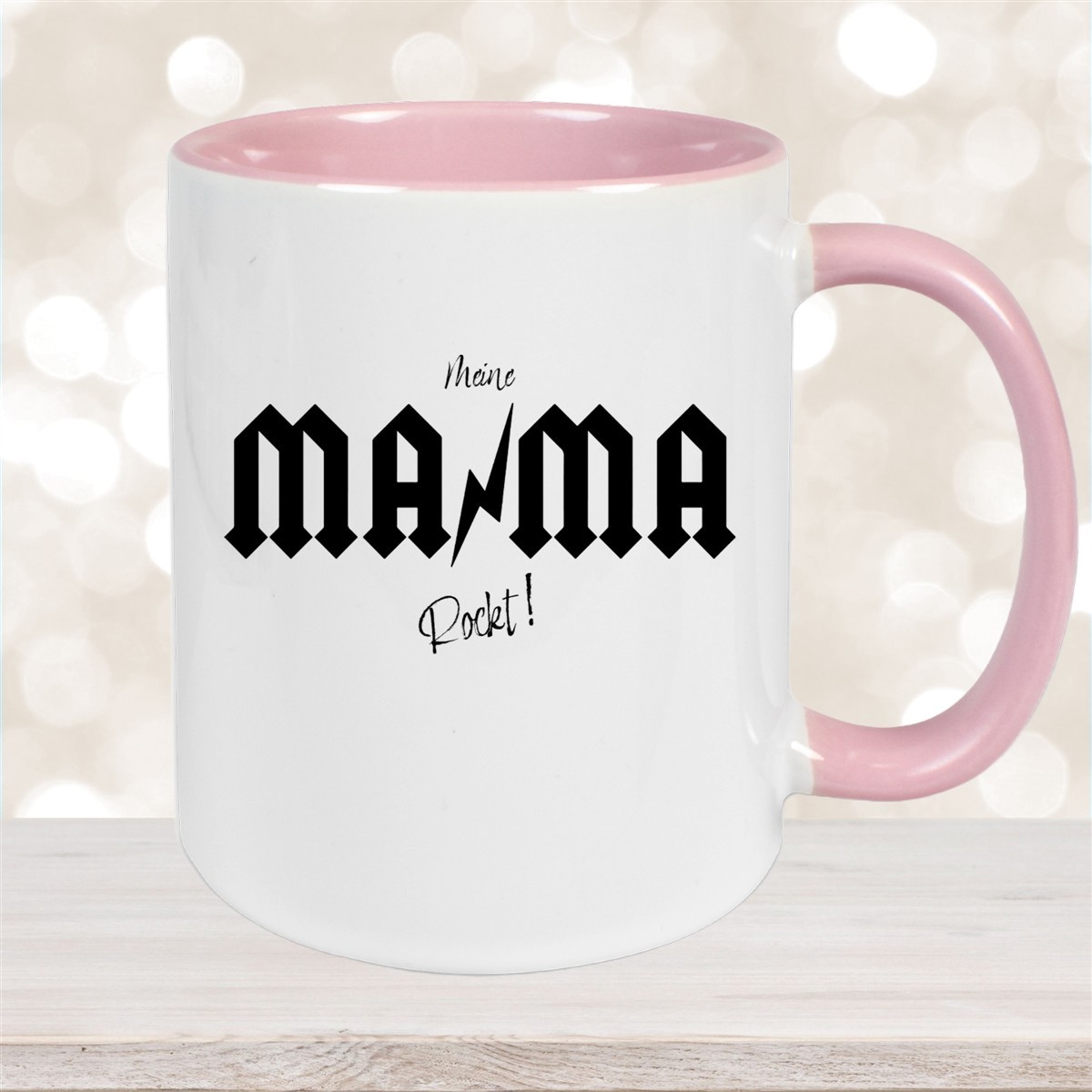 Tasse Muttertag #3 Wunschnamen Keramik Personalisiert Altrosa