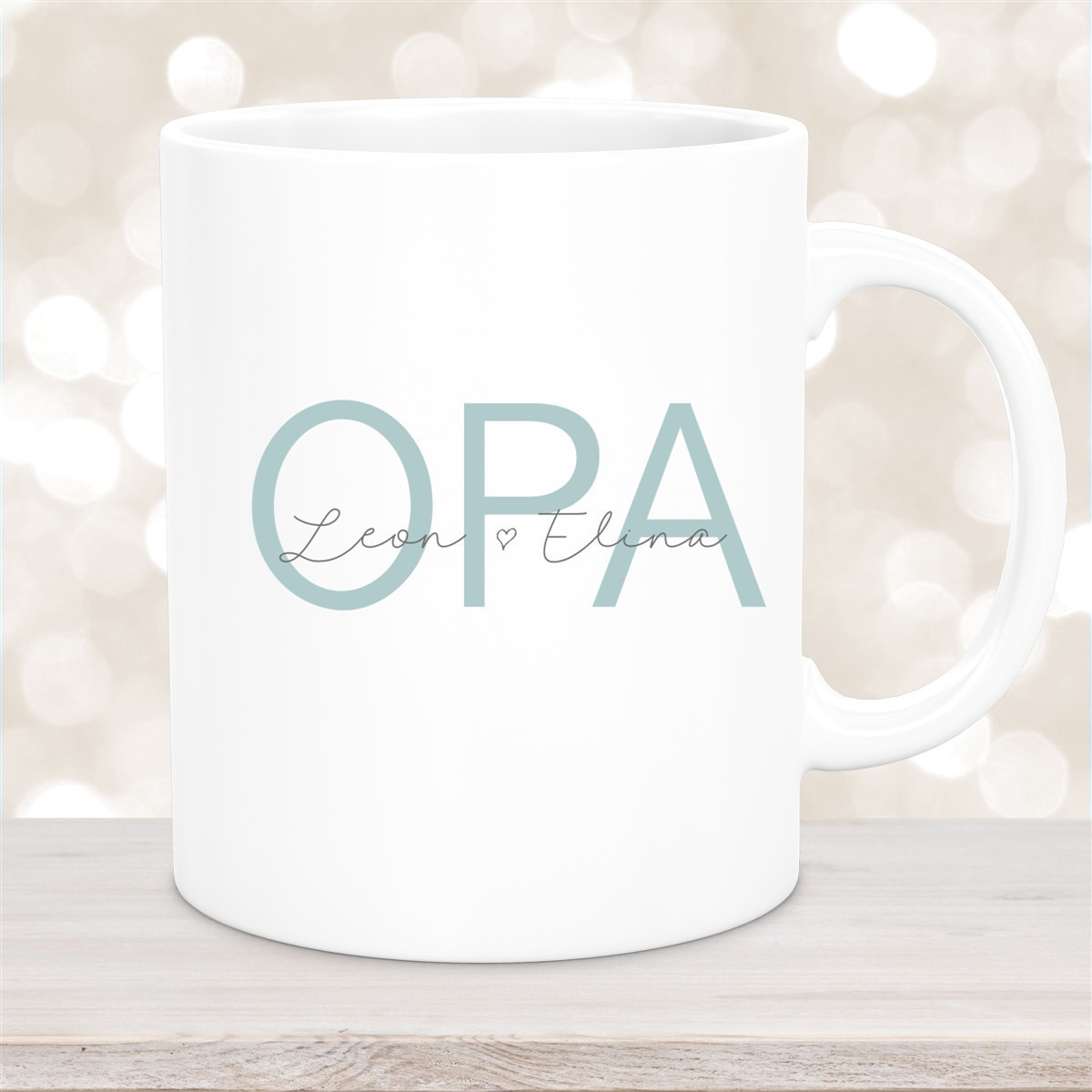 Tasse, Opa, Vatertag, Geburtstag #1 Wunschnamen Keramik Personalisiert Weiß Tasse, Opa, Vatertag, Geburtstag #1 Wunschnamen Keramik Personalisiert versch. Farben