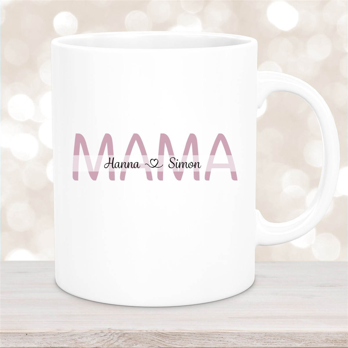 Tasse Muttertag #1 Wunschnamen Keramik Personalisiert versch. Farben