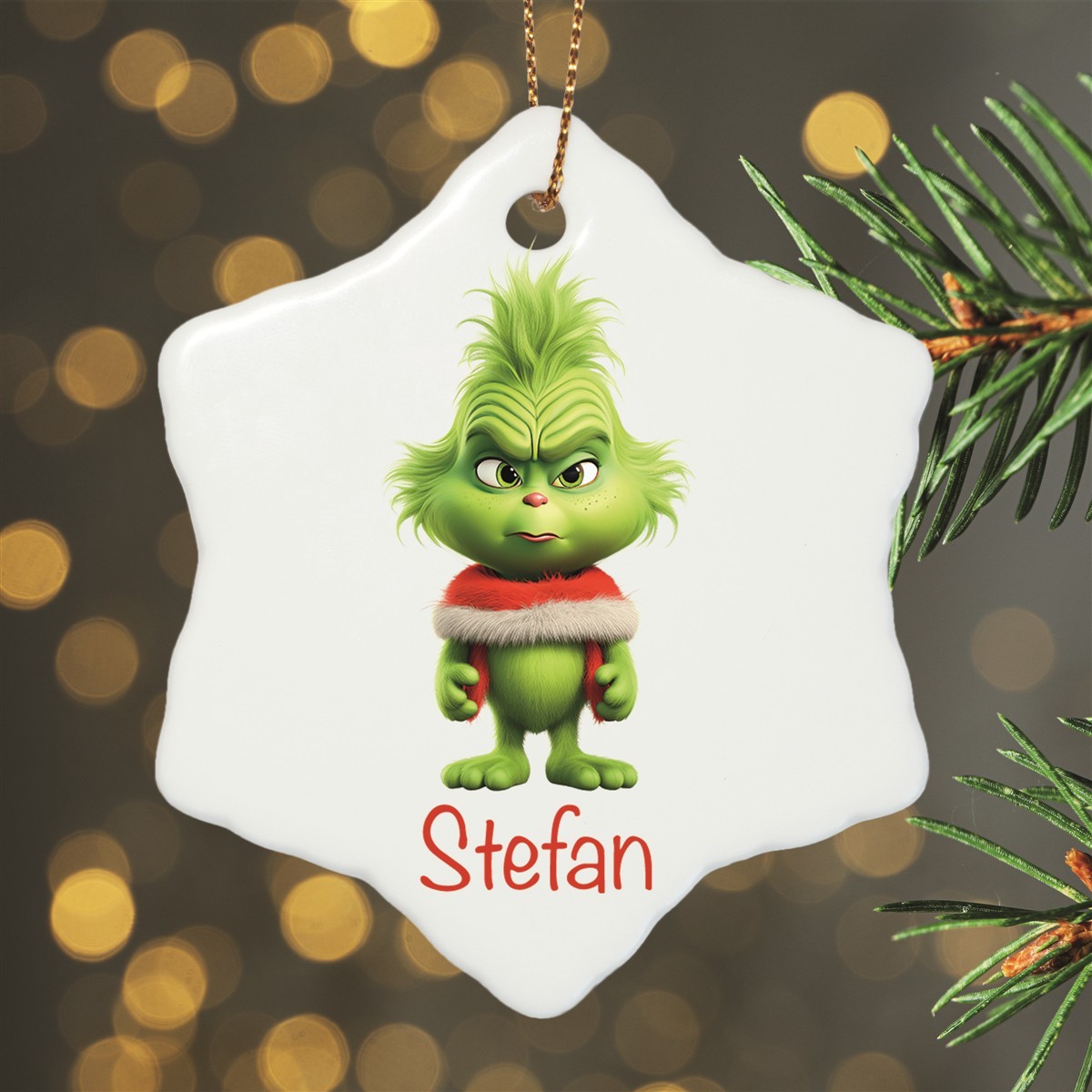 Christbaumanhänger Weihnachten Grinch #1 Ornament Christbaumschmuck versch. Formen