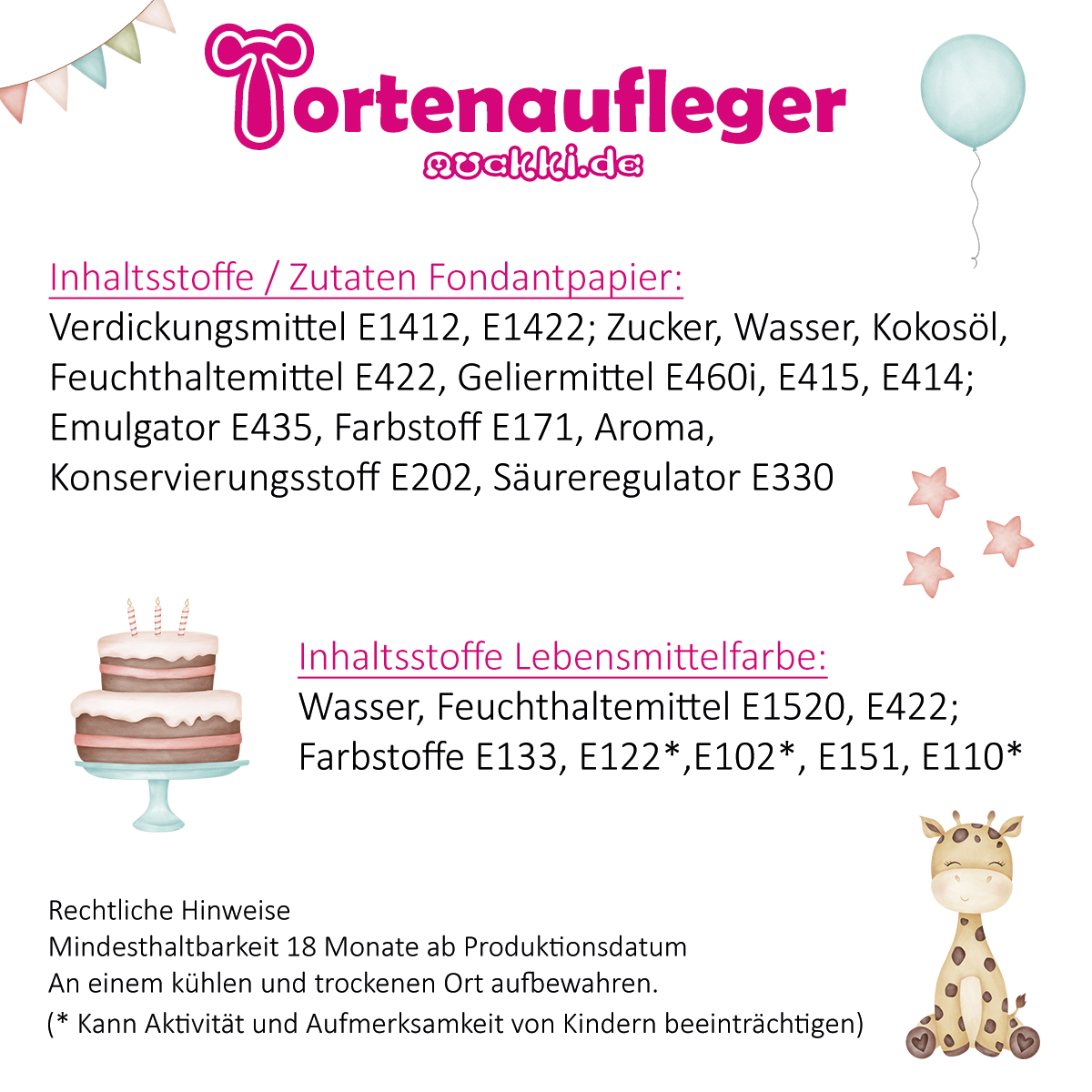 Tortenaufleger Geburtstag Astronaut #1 Name & Zahl (20cm) Tortenaufleger Taufe Arche-Noah #4 Name & Datum (20cm)