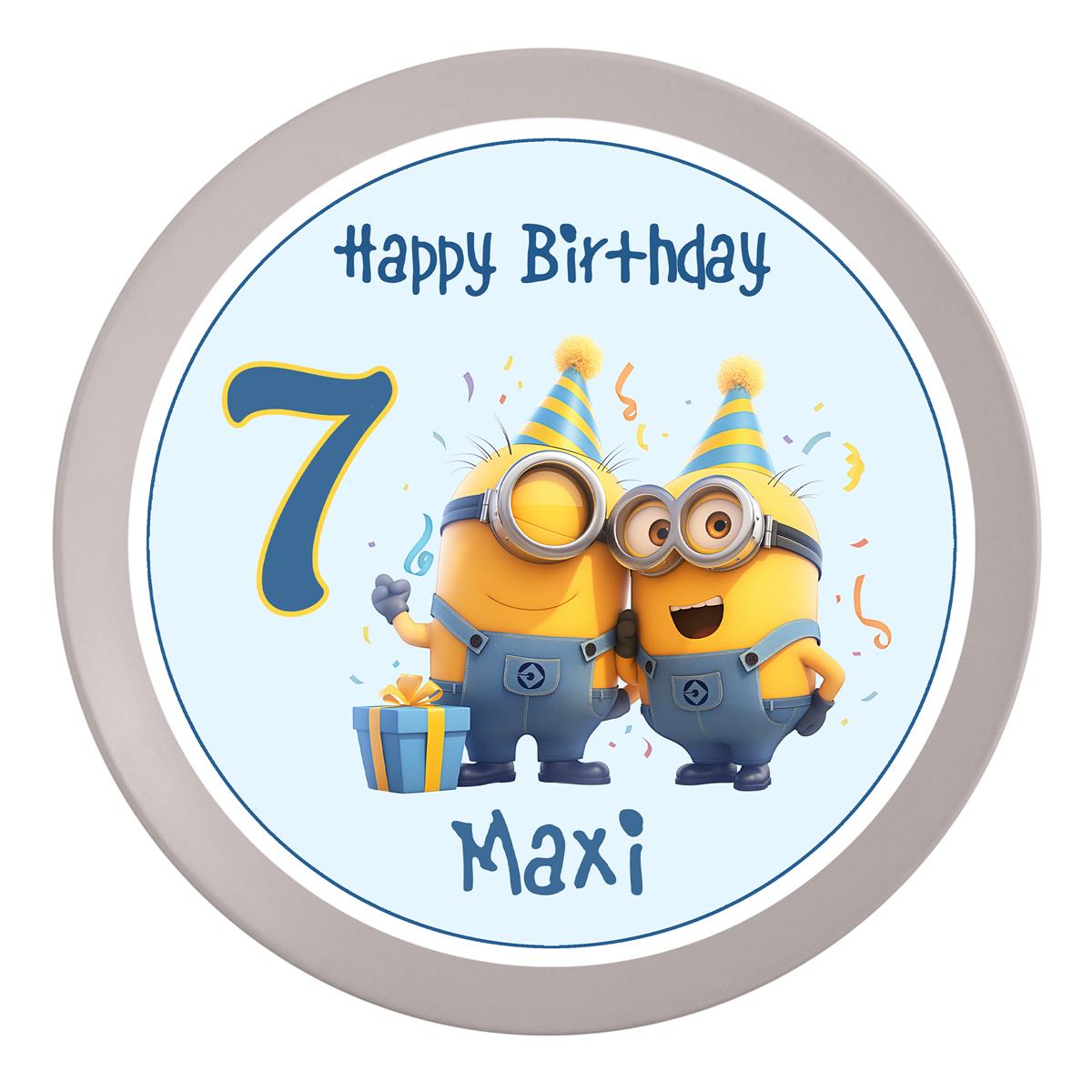 Tortenaufleger Geburtstag Minions #2 – Magische Kuchendekoration für Kindergeburtstage