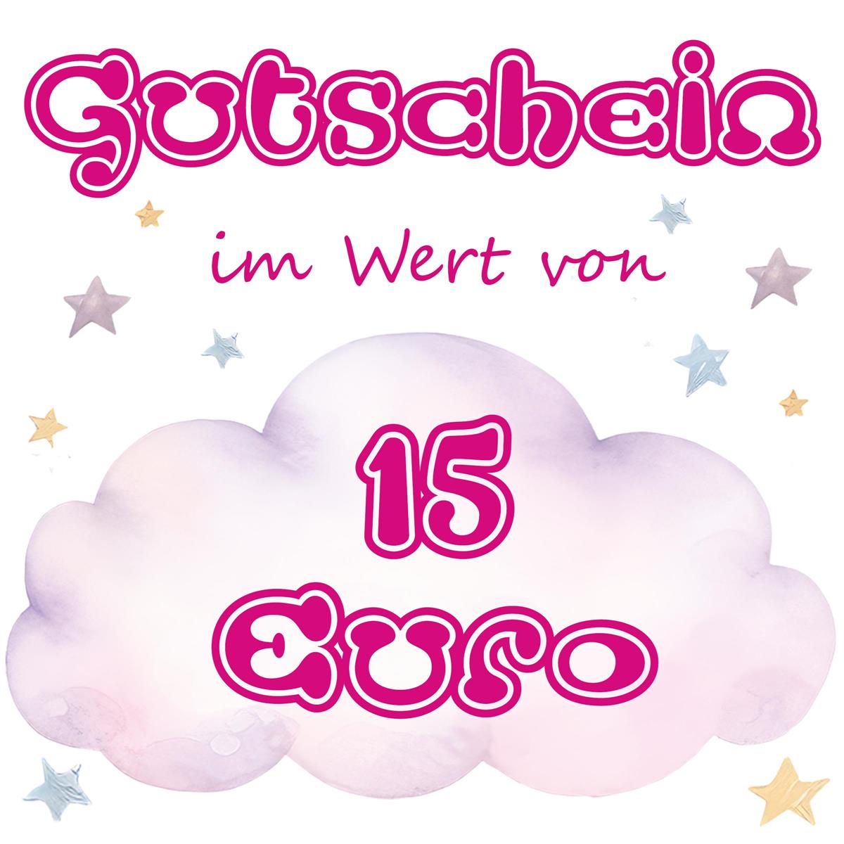 Wertgutschein 15 Euro von muckki.de