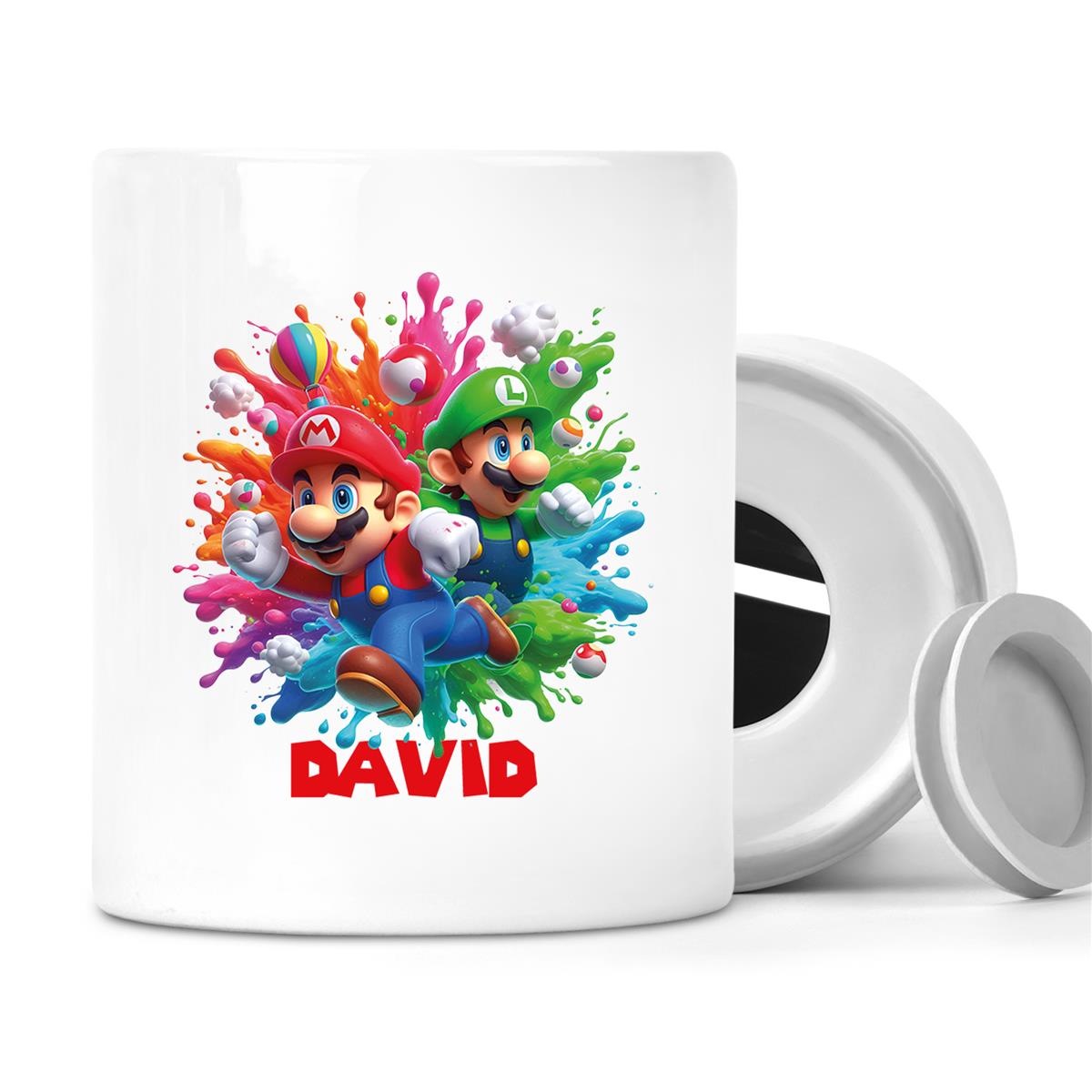 Spardose Super Mario 1 Wunschname personalisiert