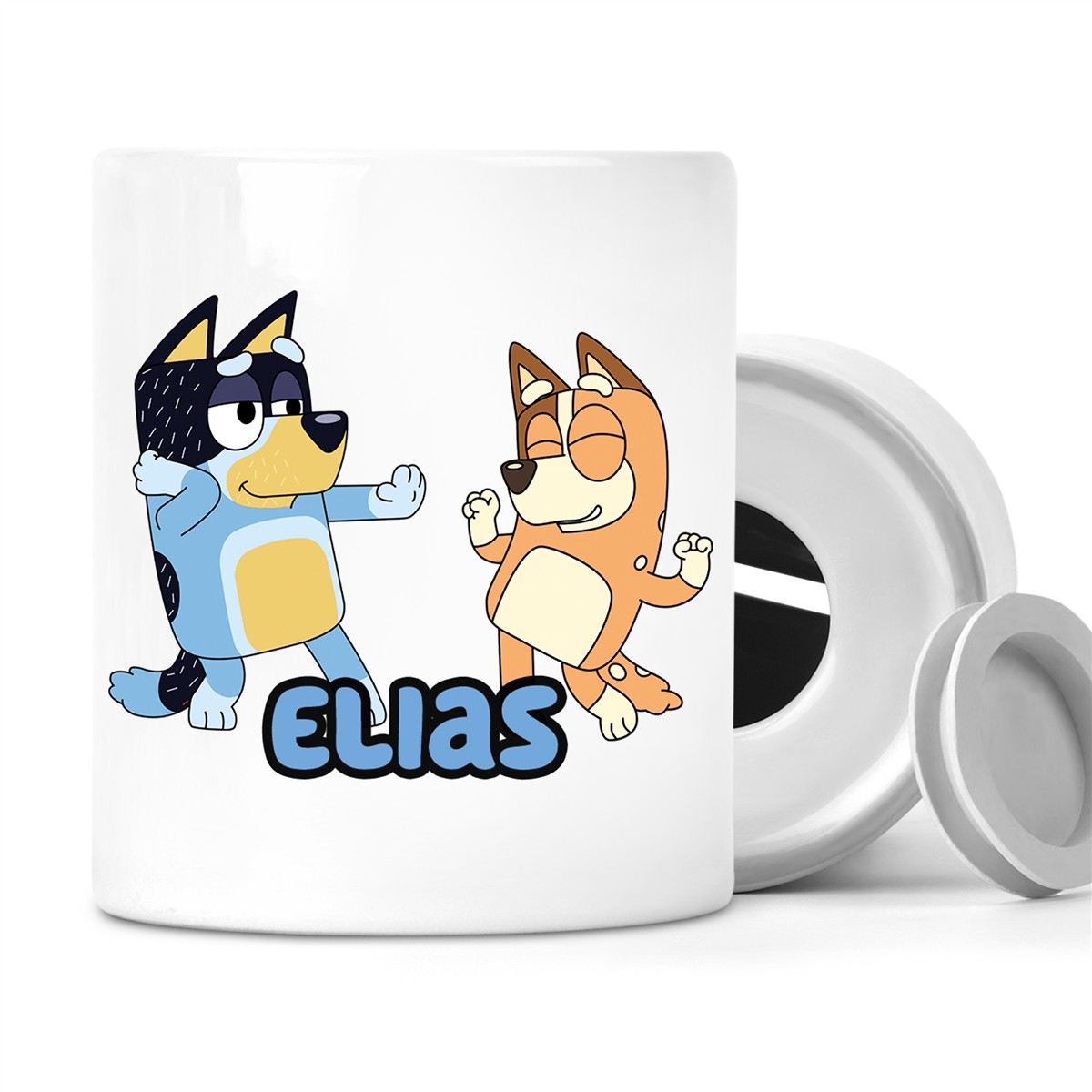 Spardose mit Wunschname Bluey #1 personalisiert