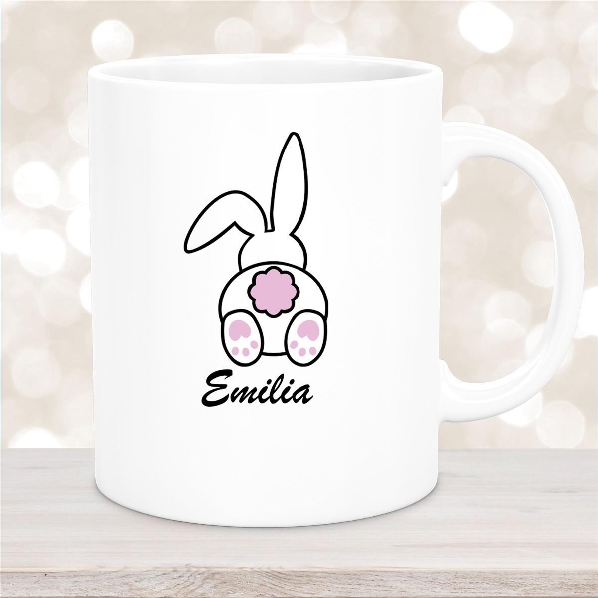 Tasse Ostern - Hase 3 Wunschnamen Keramik personalisiert versch. Farben